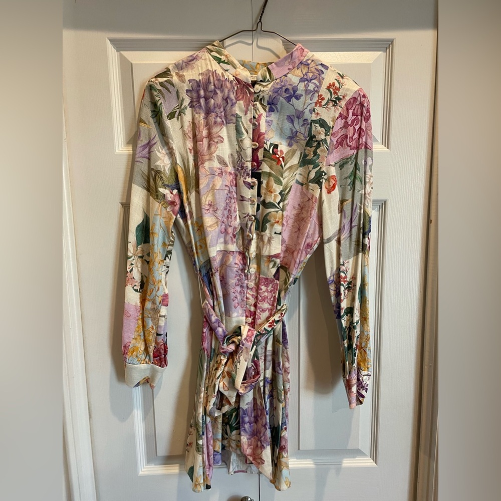 Floral Long-Sleeve Dress